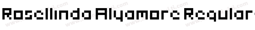 Rosellinda Alyamore Regular字体转换